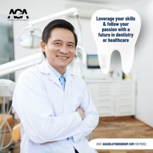 Standing and smiling Associate Dentist working with The AGA Group for Dental Recruiting Assistance.