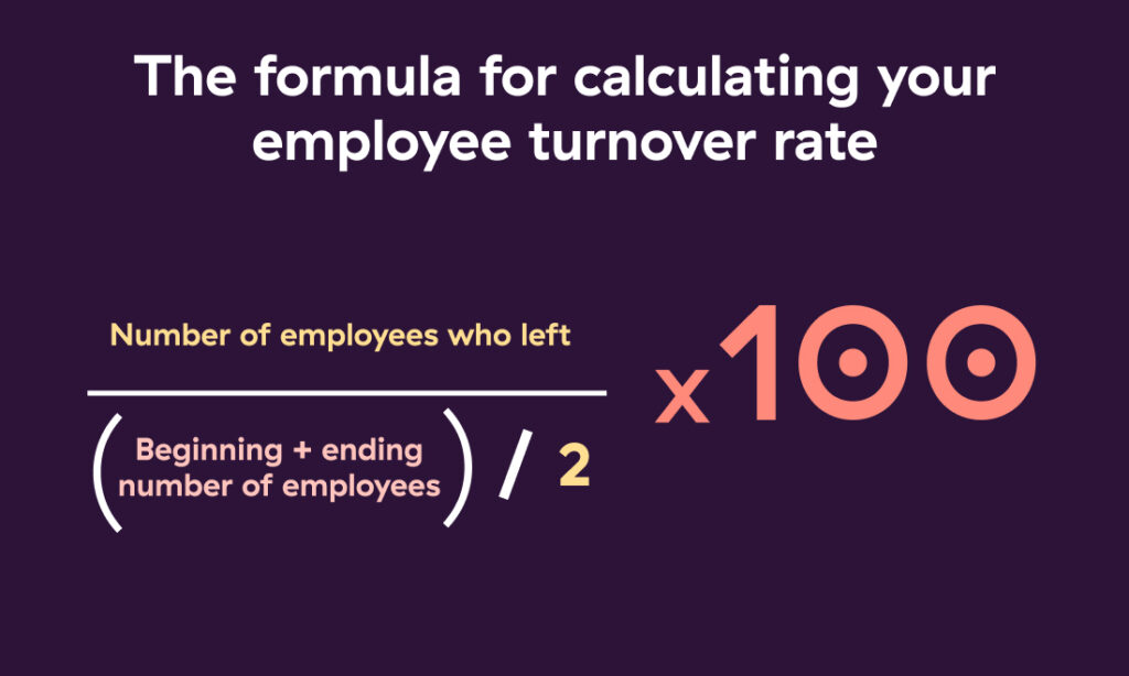 how to compute employee turnover rate at a company